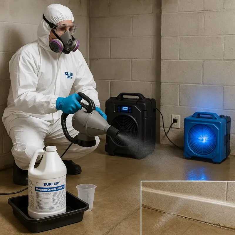 Sanitization and Odor Removal process in Ciales Municipio, PR