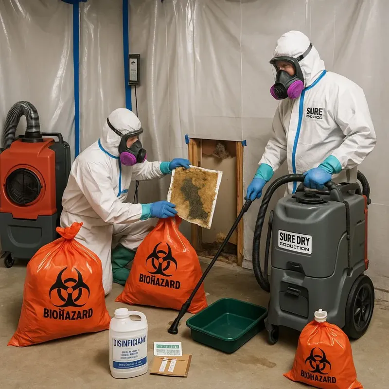 Contaminated Water Handling Protocols process in Ciales Municipio, PR